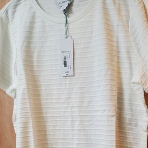 Liz Claiborne white top. XL. NWT.